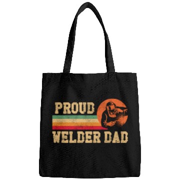Discover Welder Welding Dad Father Vintage Bags
