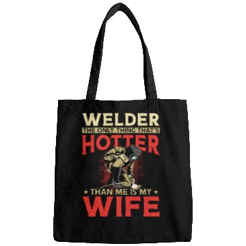 Discover Welder Welding Husband Wife Bags