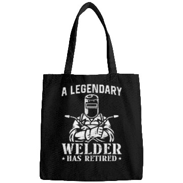 Discover Welder Welding Retirement Vintage Bags