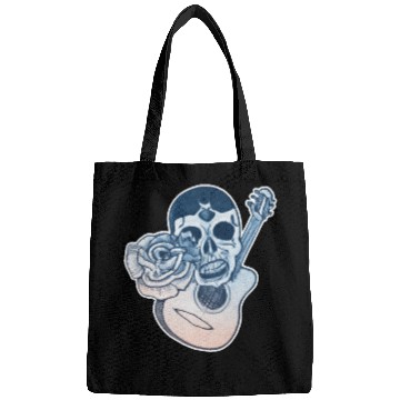 Discover Grotesque Rock And Roll Skull & Guitar Bags