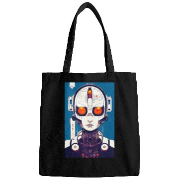 Discover Cyberpunk Chibi Girl Bags