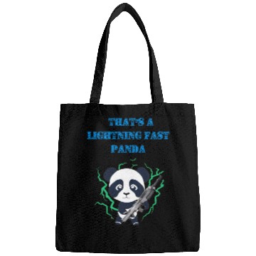 Discover That's a lightning fast panda. Bags