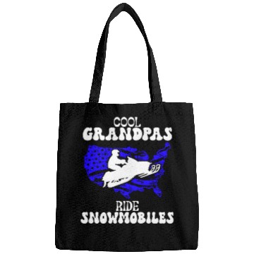 Discover Funny Snowmobile Men Bags Snowmobiling Winter