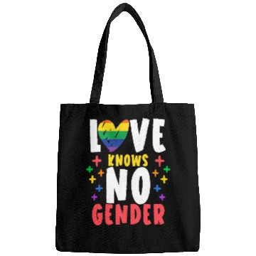 Discover Love Knows No Gender Rainbow Pride Month Bags