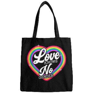 Discover Love Knows No Gender Rainbow Pride Month Bags