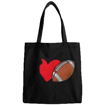 Discover I Love Football For Lovers American Football Bags