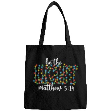 Discover Be The Light Mathew Christmas Lights Teacher Bags