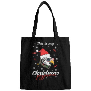 Discover Winter Christmas Pyjama Eagle Bags