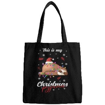 Discover Winter Christmas Pyjama Sloth Bags
