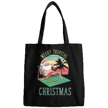 Discover Merry Tropical Christmas Beach Christmas Bags