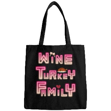 Discover Wine Turkey Family Thanksgiving, WTF Thanksgiving Bags