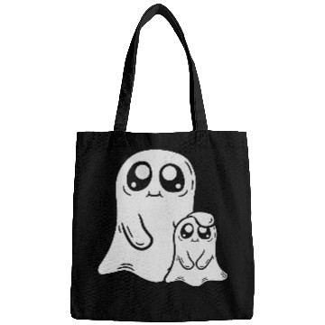 Discover dad child ghost comic Bags