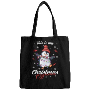 Discover Winter Christmas Pyjama Penguin Bags