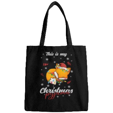 Discover Winter Christmas Pyjama Fox Bags