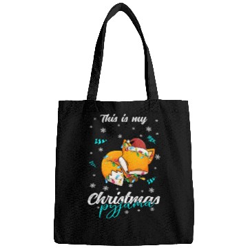 Discover Winter Christmas Pyjama Fox Bags