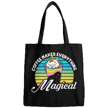 Discover Pink Magical Unicorn Caffeine Coffee Lover Bags