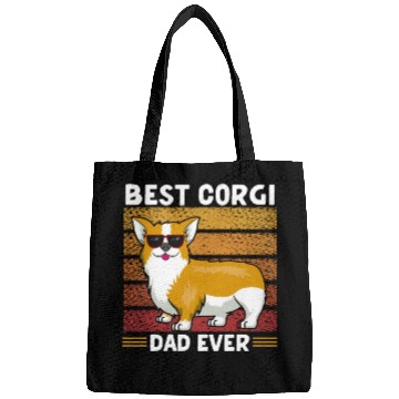 Discover Best Corgi Dad Ever Bags