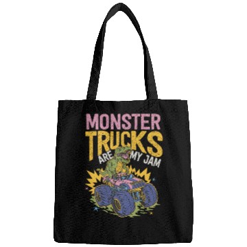 Discover Monster Trucks Are My Jam Vintage Retro Bags