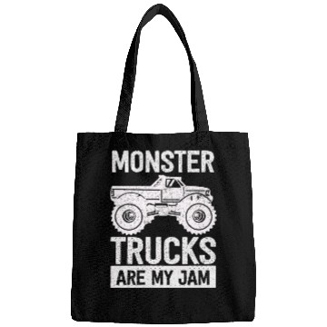 Discover Monster Trucks Are My Jam Vintage Retro Bags
