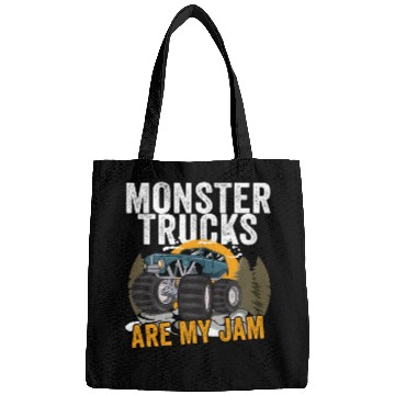 Discover Monster Trucks Are My Jam Vintage Retro Bags