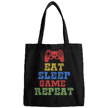Discover Gaming 365 Eat Sleep Game Repeat Video Bags
