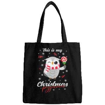 Discover Winter Christmas Pyjama Owl Bags
