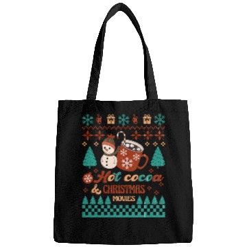 Discover Funny Christmas Hot cocoa christmas movies Bags