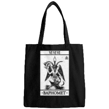 Discover Baphomet Tarot Card Satanic Occult Bags