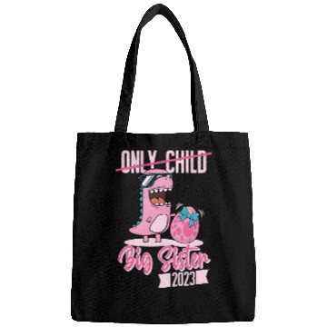 Discover Only Child Big sister 2023 pregnancy baby girls Bags