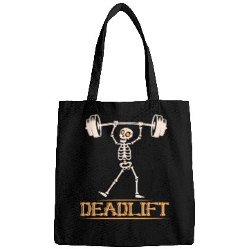 Discover Skeleton Deadlift Gym Workout Bags