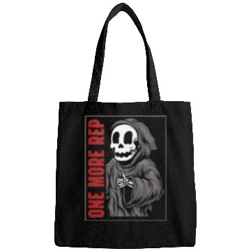 Discover Weightlifting Grim Reaper Gym Workout Humor Bags