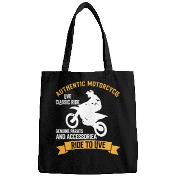 Discover AUTHENTIC MOTORCYCLE RIDE TO LIVE Bags