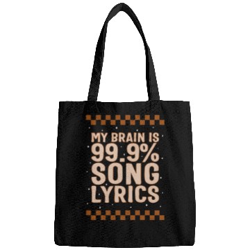 Discover Music Teacher Bags, My Brain Is 99.9% Song