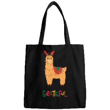 Discover Fa La La La LLama - Grateful ! Bags