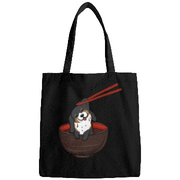 Discover Bernese Mountain Dog Dipping Noodles Bags