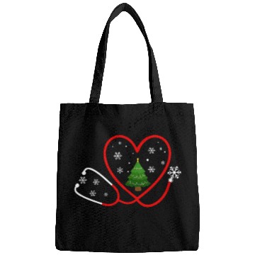 Discover Nurse Heartbeat Christmas Tree Bags