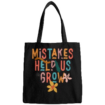 Discover Mistakes Help Us Grow Back To School Motivational Bags