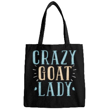 Discover Crazy Goat Lady Goat Lover Bags