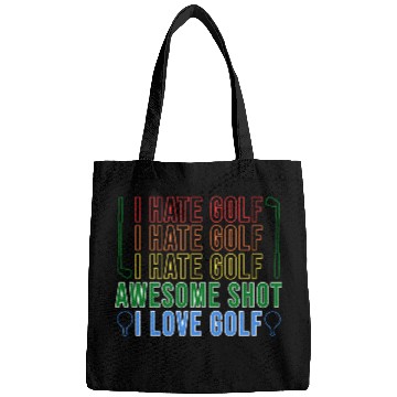 Discover I Love Golf Golfer Bags