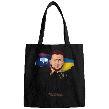 Discover Ukraine Wyoming Flags Zelensky Bags