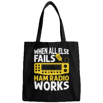 Discover When All Else Fails Ham Radio Works Operator Amat Bags