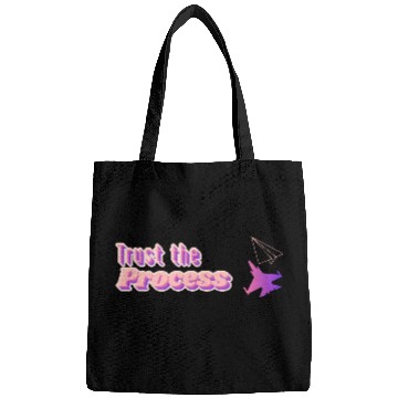 Discover Trust the process - motivational quote Bags