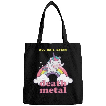 Discover Unicorn On Cloud Death Metal Bags