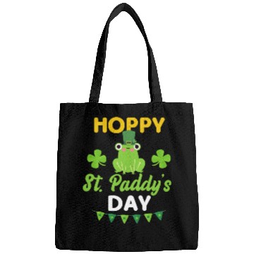 Discover Funny St. Paddy Hoppy St. Paddys Day Frog Bags