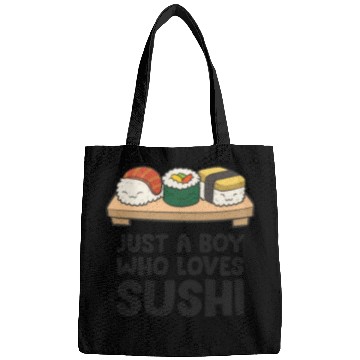 Discover Just a Boy Who Loves Sushi Bags