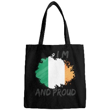 Discover I m Irish and proud - nation pride flag Bags