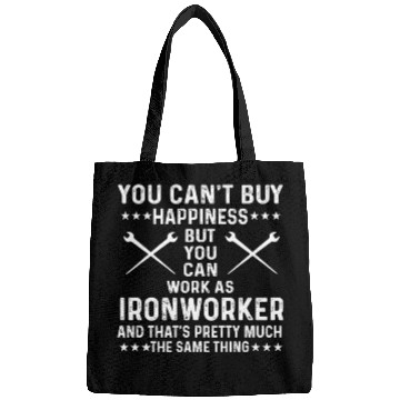 Discover Proud Ironworker Saying Bags