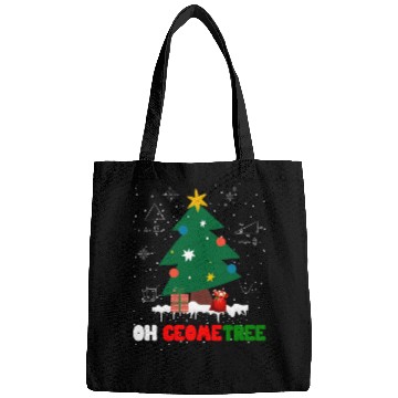 Discover Oh Geometree Funny Christmas Geometry Math Teacher Bags