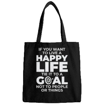 Discover Goal Life Quotes Happy Positive Message Bags