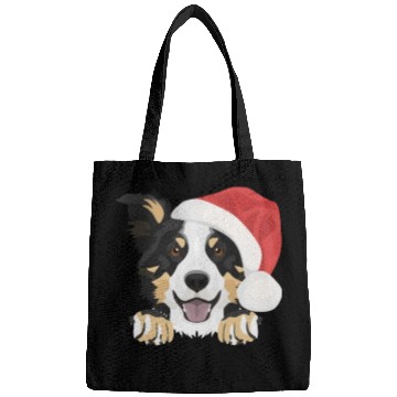 Discover Border Collie Merry Christmas Bags
